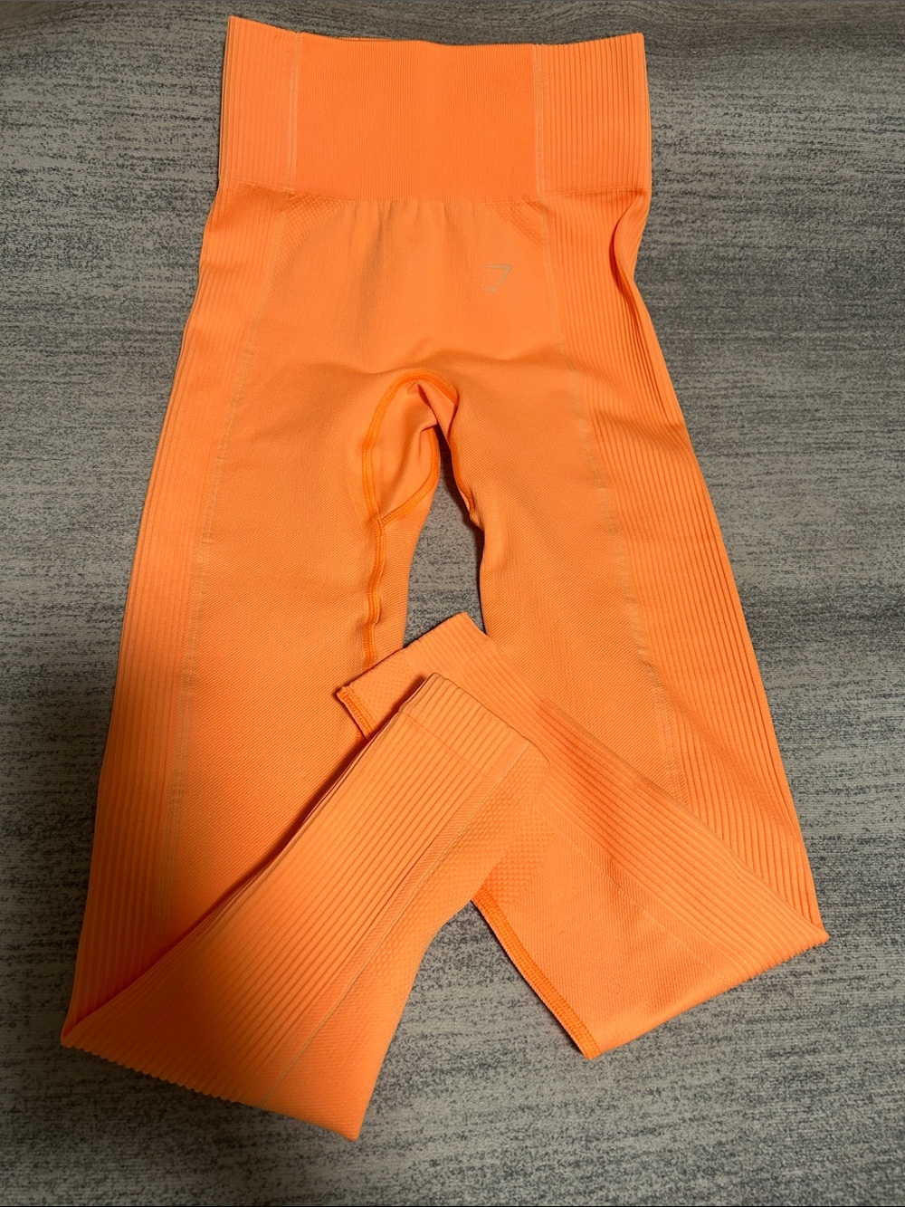 Gymshark Orange Seamless High-Waist Leggings